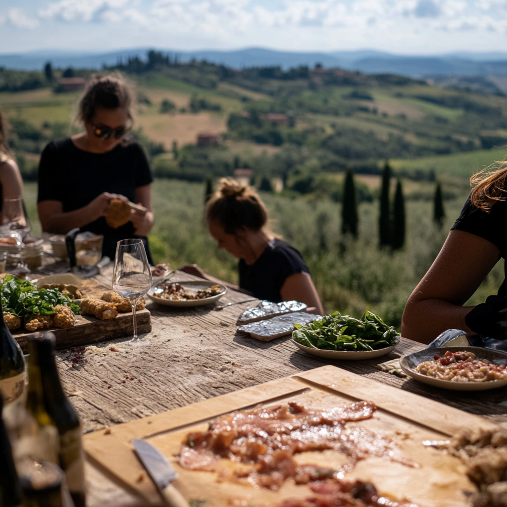 Teambuilding in het buitenland - Culinaire tour in Toscane